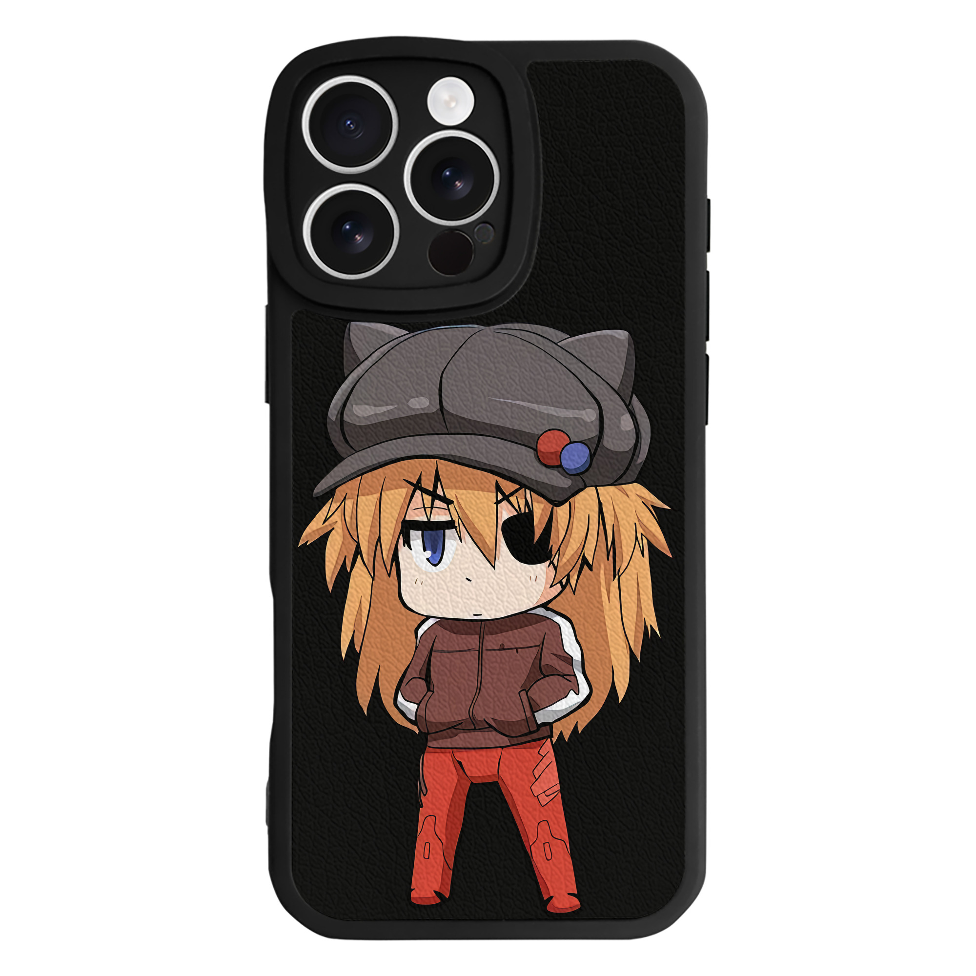 （画像用） EVA 新世紀エヴァンゲリオン 【iPhone 16シリーズ対応】シリコンスマホケース（レザー調） 材質：シリコン